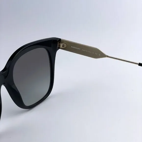 Burberry BE4328 EVELYN 300111 Sunglasses Black Gray Gradient Butterfly Woman